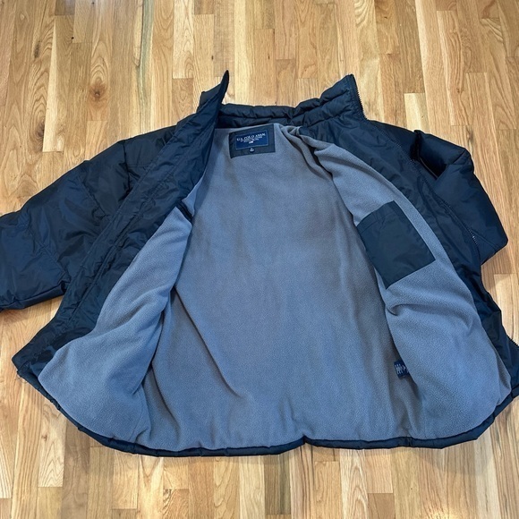 US Polo Association BLACK/GRAY‎ PUFF JACKET XL USPA Assn Parka Coat [BIN A31POLO - Picture 4 of 5